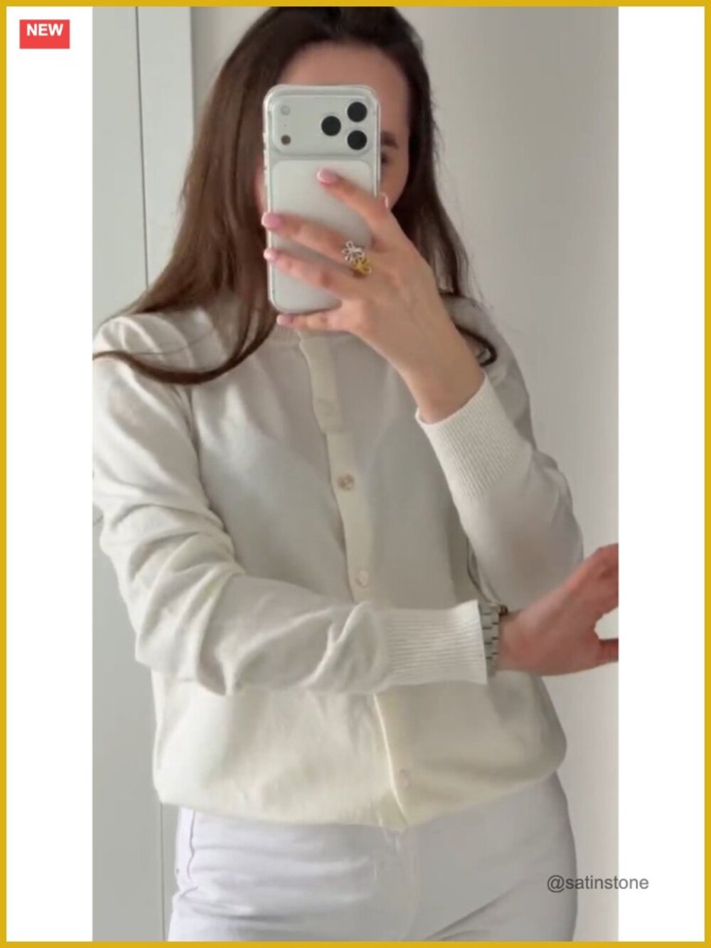 Womens Fall Lightweight Button Down Long Sleeve Cardigan Sweater - Picture 6 of 6